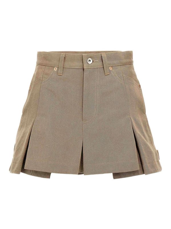Sacai: Shorts - Short - Beige