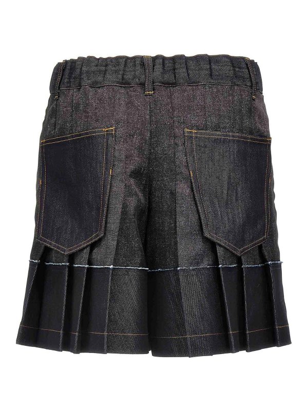 Sacai: Trousers Shorts online - Flounced Shorts