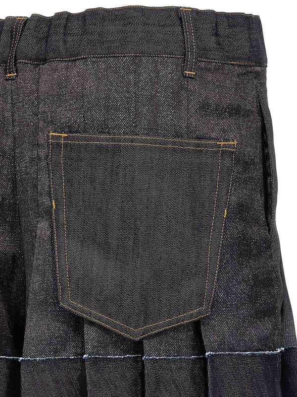 Flounced Shorts shop online: Sacai