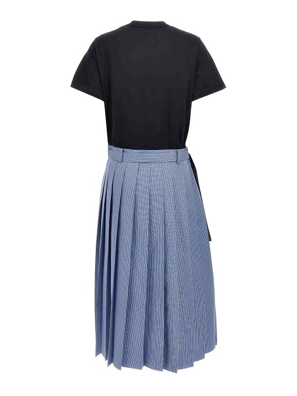 Sacai: maxi dresses online - Suiting Mix Midi Dress