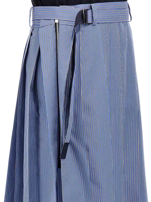 Suiting Mix Midi Dress shop online: Sacai