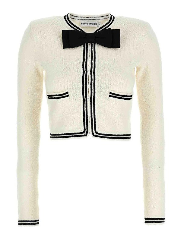 Self Portrait: カーディガン - カーディガン - 白