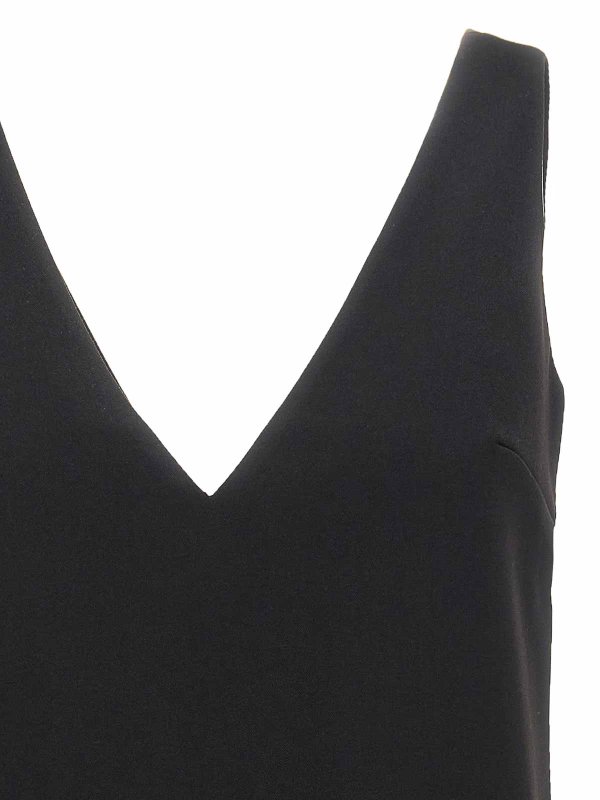 The Best Shops Self Portrait: abiti da cocktail - Mini Vestito  in paillettes 3d in crepe nera