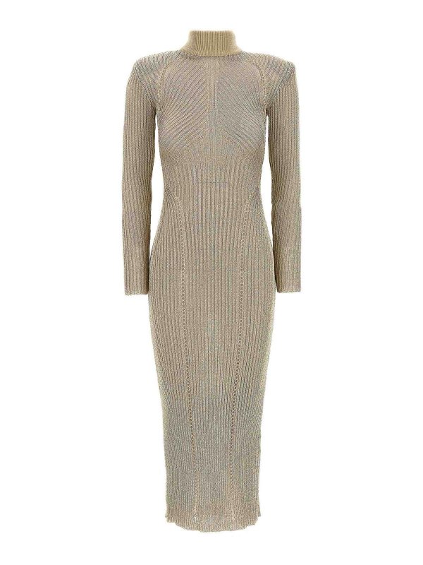 Self Portrait: マキシドレス - マキシドレス - 金