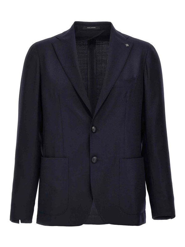 TAGLIATORE: Blazer - Blazer - Azul