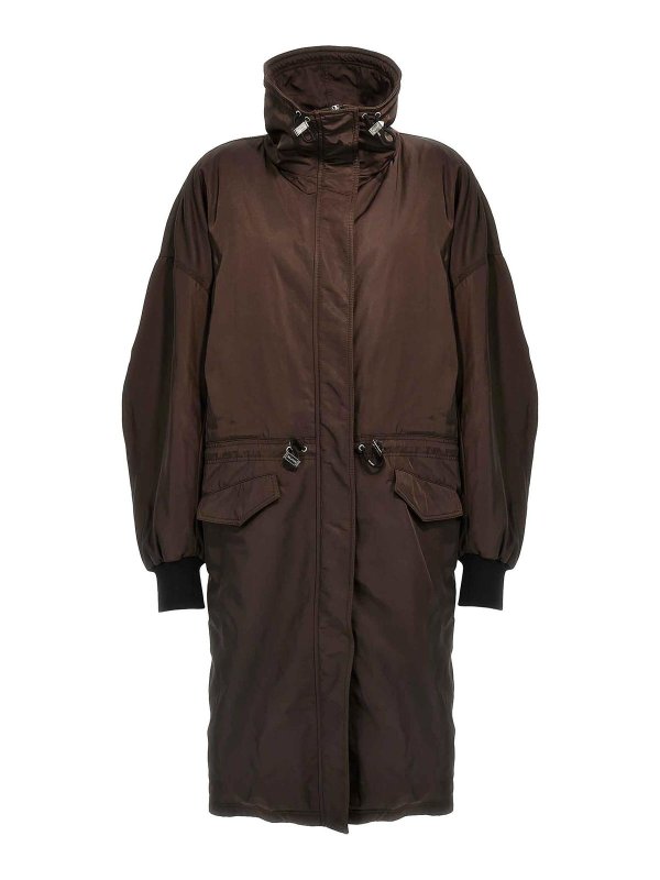 The Attico: Parkas - Blazer - Braun