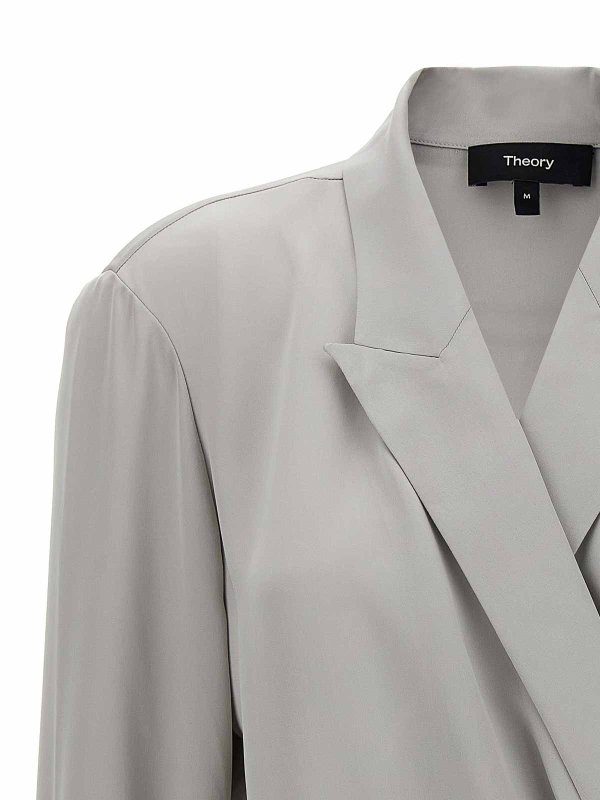 The Best Shops Theory: blouses - Pk Label Wrap Blouse