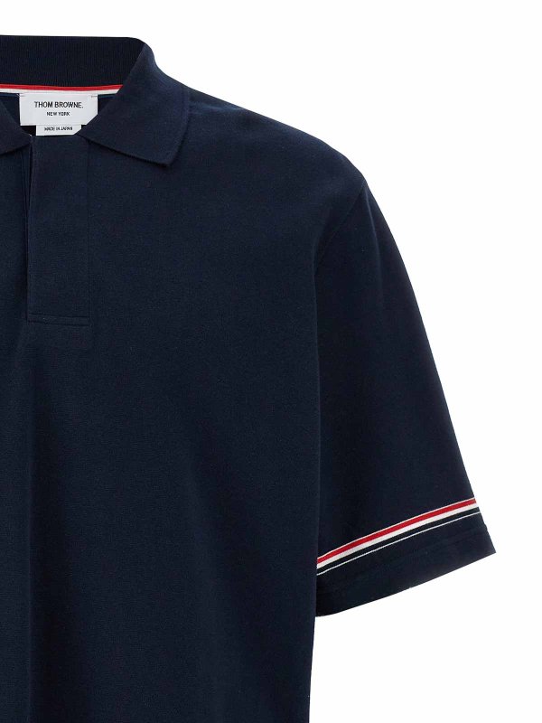 The Best Shops THOM BROWNE: Poloshirts - Poloshirt - Blau