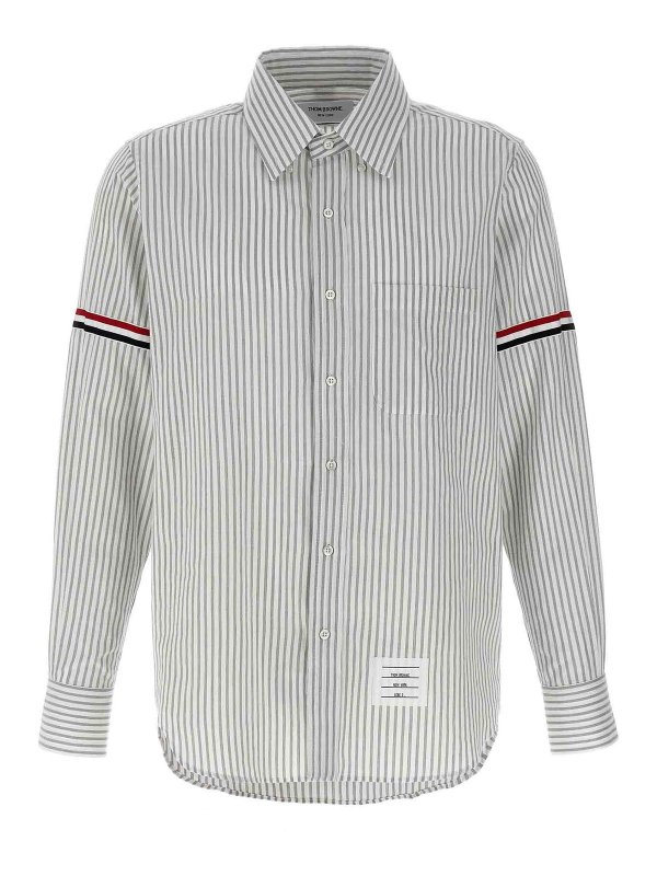 THOM BROWNE: shirts - Striped Shirt