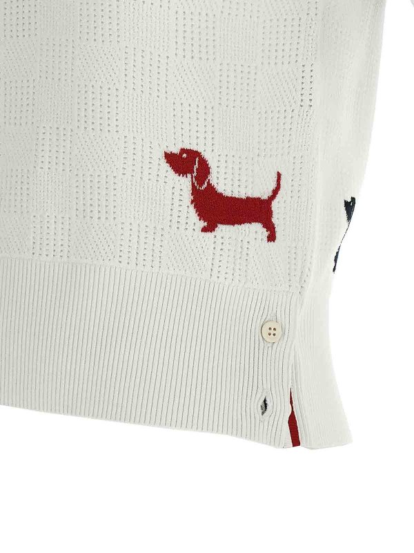 Polo - Blanco shop online: THOM BROWNE