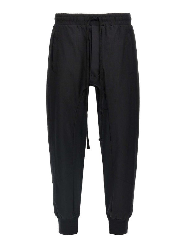 THOM KROM: スウェットパンツ - トラックスーツ ボトムス - 黒