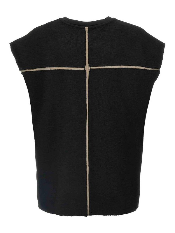 THOM KROM: Tops y camisetas sin mangas online - Top - Negro