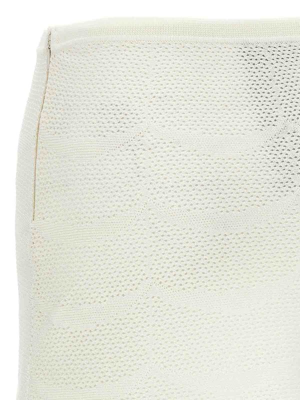 スカート TOM FORD Crochet mini skirt White GCK215YAX844 Tom Ford Crochet Mini Skirt - White - Women | GCK215YAX844AW002