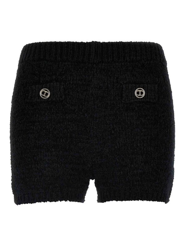 TWINSET: Shorts - Shorts - Negro