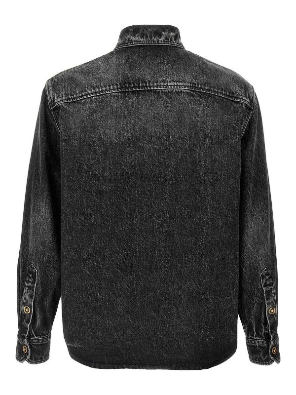 VERSACE: denim jacket online - Denim jacket