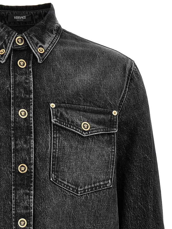 The Best Shops VERSACE: denim jacket - Denim jacket