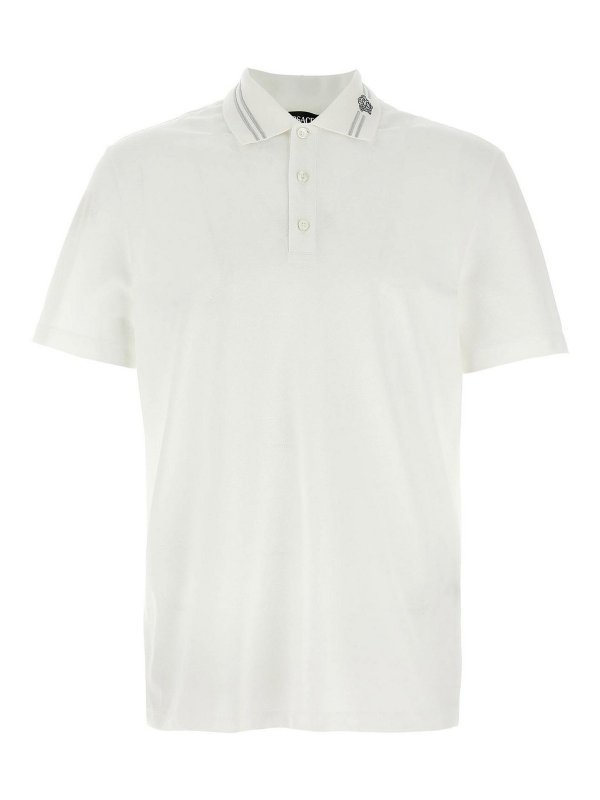 VERSACE: Poloshirts - Poloshirt - Weiß