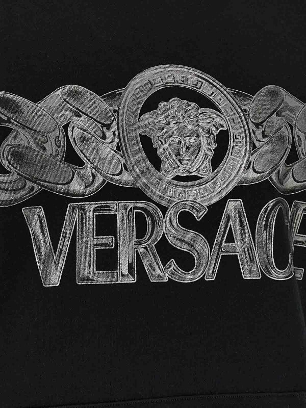スウェットシャツ/セーター - 黒 shop online: VERSACE