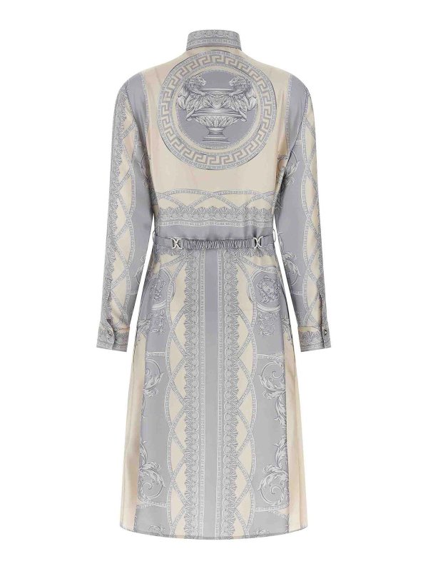 VERSACE: ニーレングスドレス online - 膝丈ドレス - マルチカラー