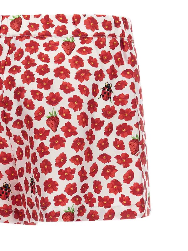 Strawberry Garden Shorts shop online: VERSACE
