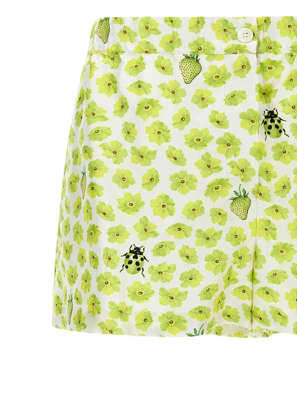 The Best Shops VERSACE: Trousers Shorts - Strawberry Garden Shorts