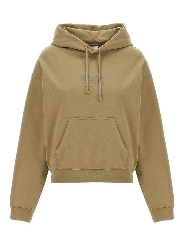 VETEMENTS: Sudaderas y suéteres - Sudadera - Beis