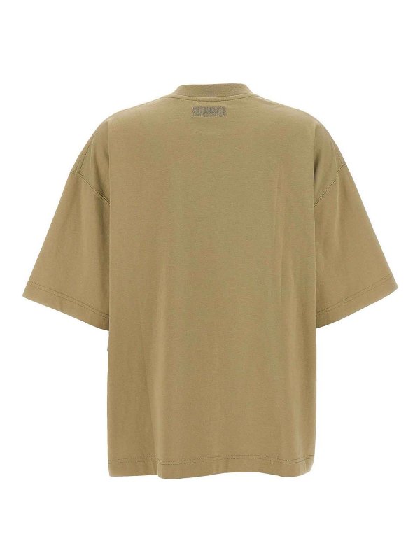 VETEMENTS: T-shirts online - T-Shirt - Beige