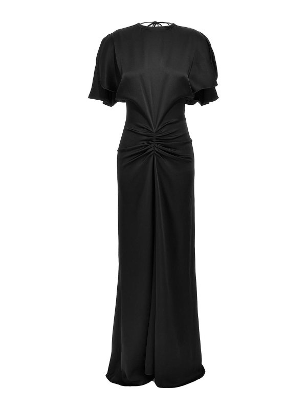 VICTORIA BECKHAM: ニーレングスドレス - 膝丈ドレス - 黒
