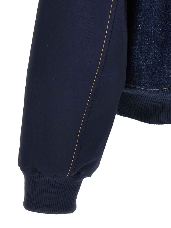 The Echo Denim Varsity Jacket shop online: WALES BONNER