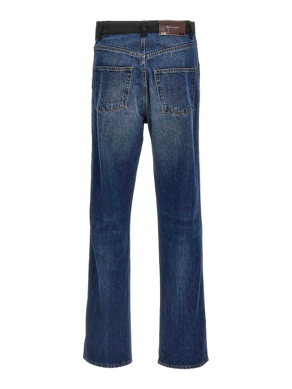 WALES BONNER: bootcut jeans online - Echo Denim Jeans