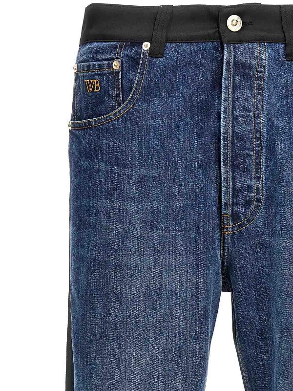The Best Shops WALES BONNER: bootcut jeans - Echo Denim Jeans