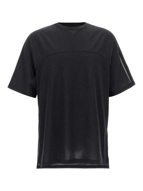 Y-3: Camisetas - Camiseta - Negro
