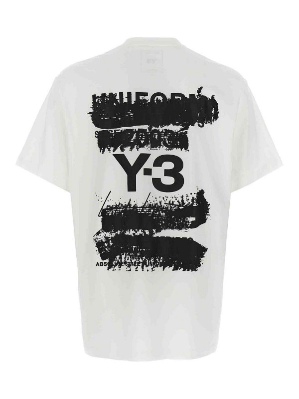 Y-3: Camisetas online - Camiseta - Blanco