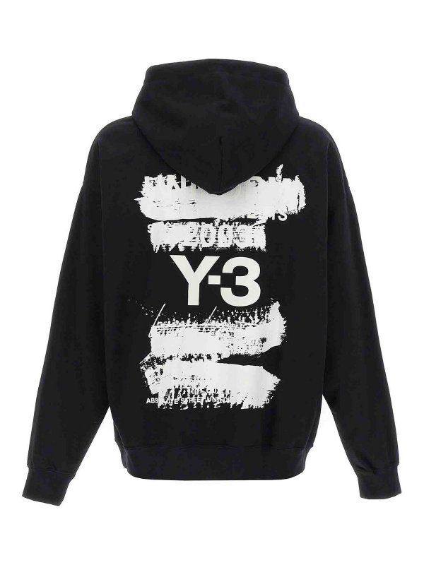 Y-3: Felpe e maglie online - Felpa di coach grafica
