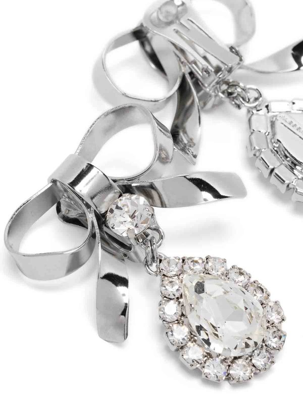 ALESSANDRA RICH: Earrings online - Metal Bow Earrings