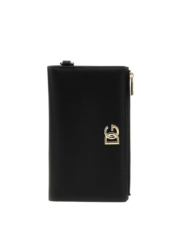 DOLCE & GABBANA: Portemonnaies und Geldbörsen - Portemonnaie - Schwarz