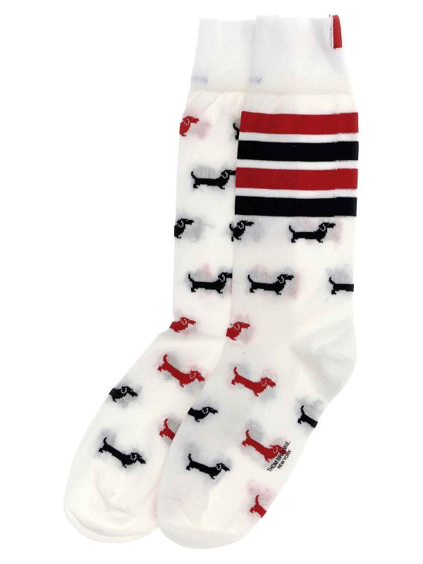THOM BROWNE: socks online - Hector Socks