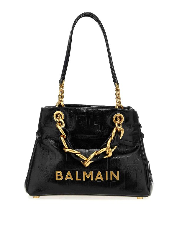 Balmain: クロスボディバッグ - クロスボディバッグ - 黒