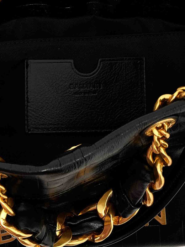 クロスボディバッグ - 黒 shop online: Balmain