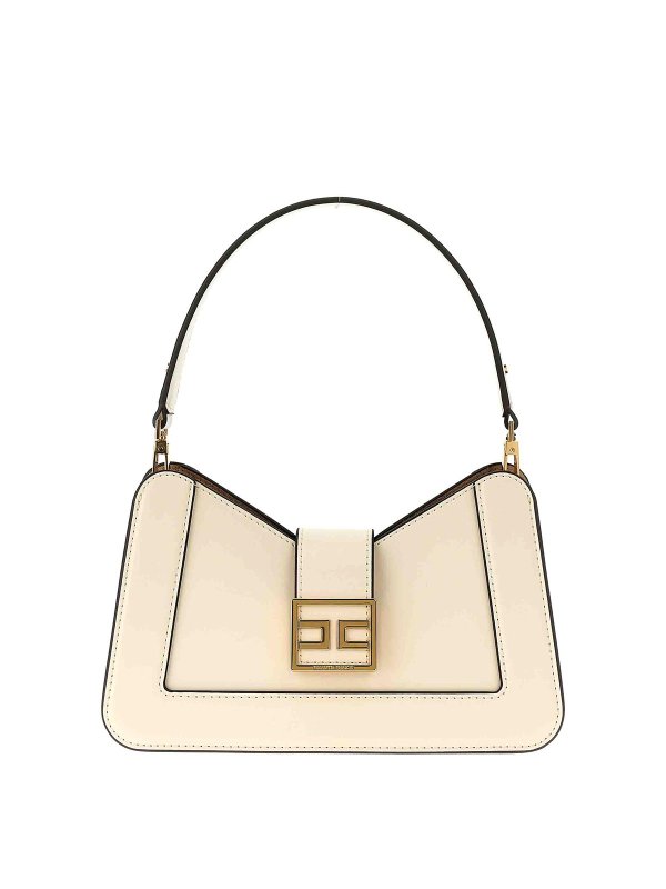 ELISABETTA FRANCHI: クロスボディバッグ - クロスボディバッグ - 白