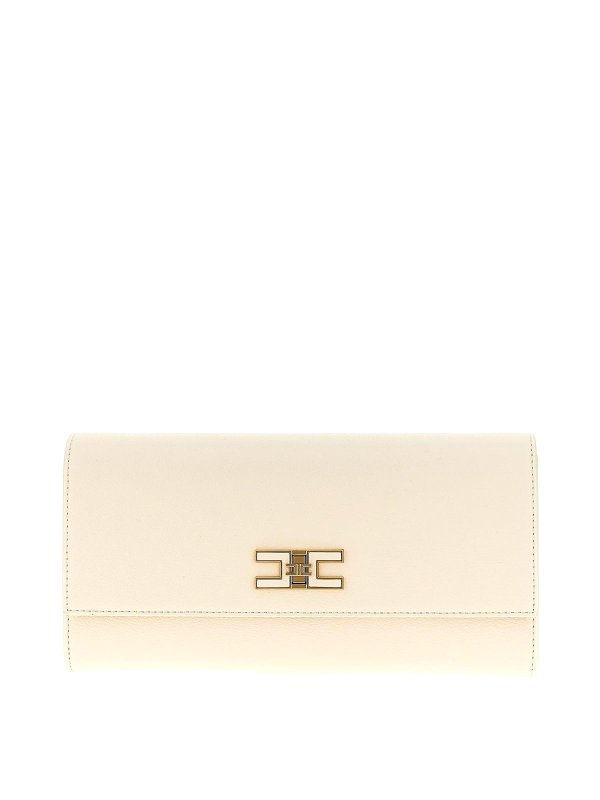 ELISABETTA FRANCHI: cross body bags - Logo Clutch Bag