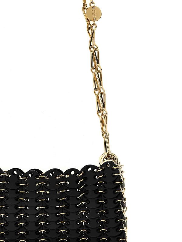 The Best Shops RABANNE: cross body bags - 1969 Black Nano Bag Shoulder Bag