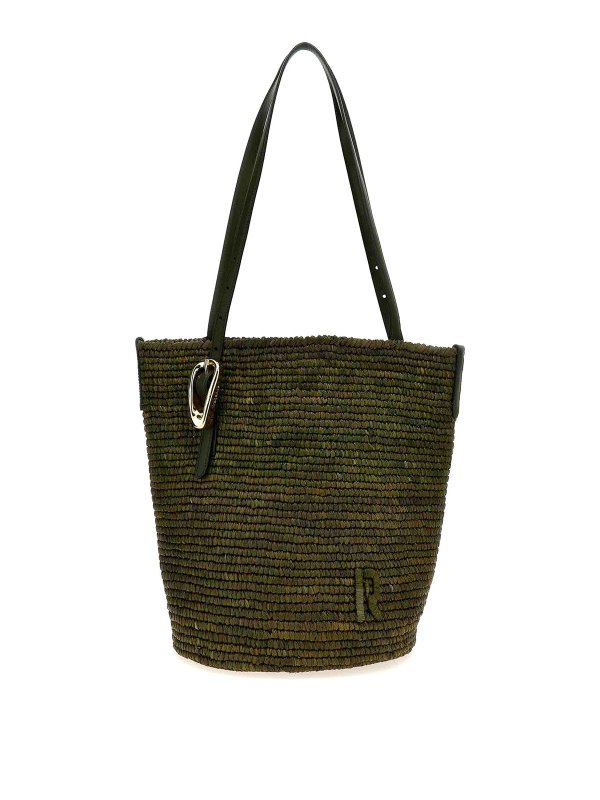 RABANNE: クロスボディバッグ - クロスボディバッグ - 緑