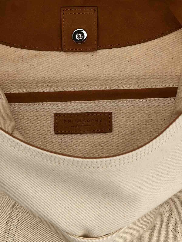 Canvas Shoulder Bag shop online: Philosophy di Lorenzo Serafini