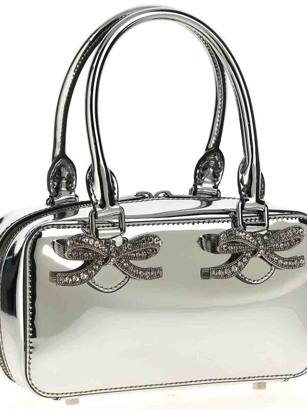 The Best Shops Self Portrait: Sacs à main - Sac Cabas - Argent