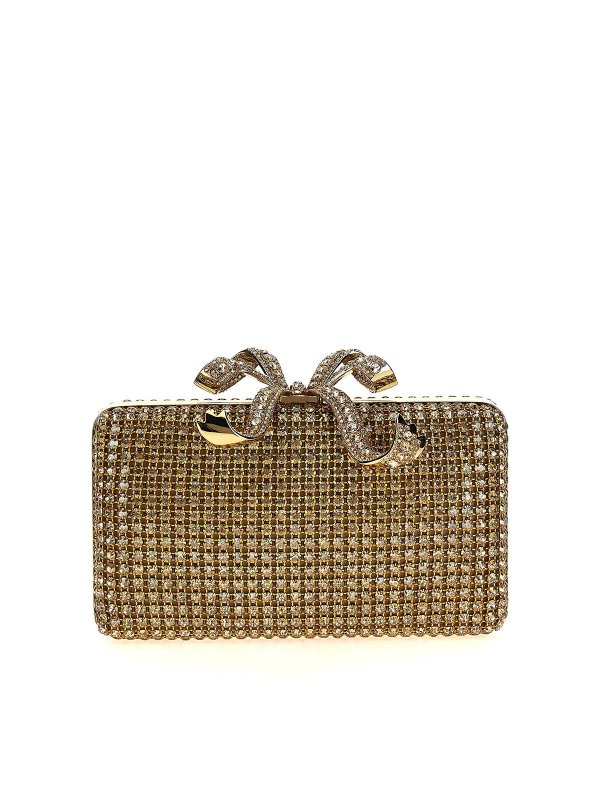 Self Portrait: クラッチバッグ - クラッチバッグ - 金