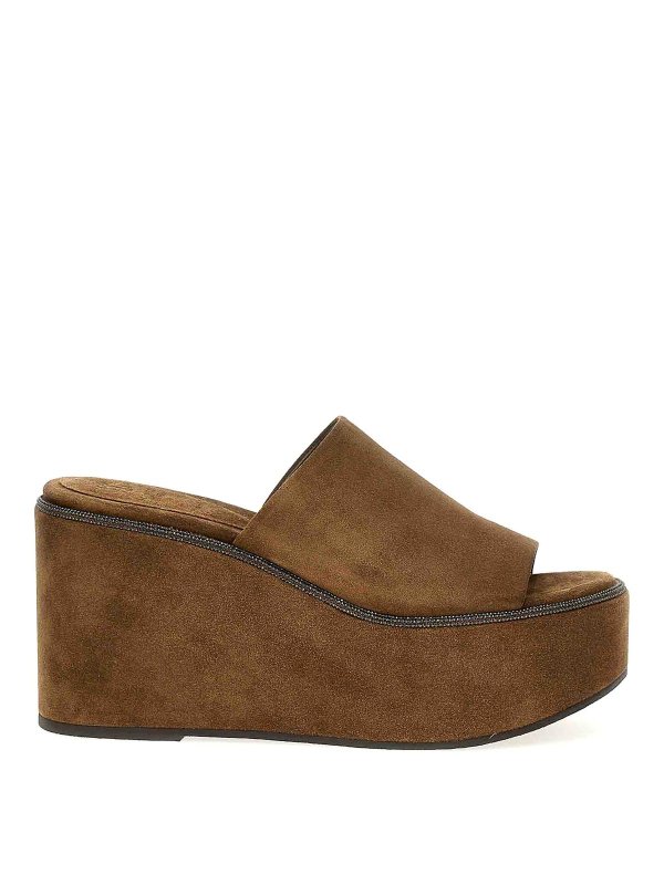 BRUNELLO CUCINELLI: Sandalias - Sandalias - Beis