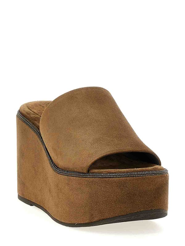 BRUNELLO CUCINELLI: Sandalias online - Sandalias - Beis