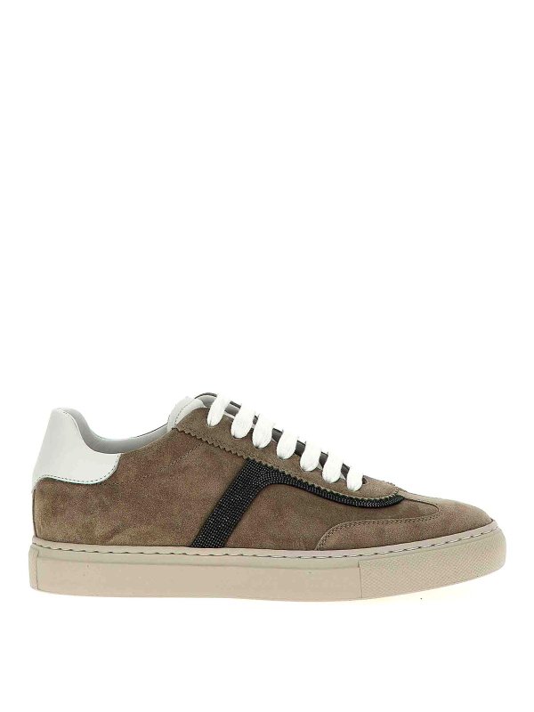 BRUNELLO CUCINELLI: Chaussures de sport - Baskets - Beige