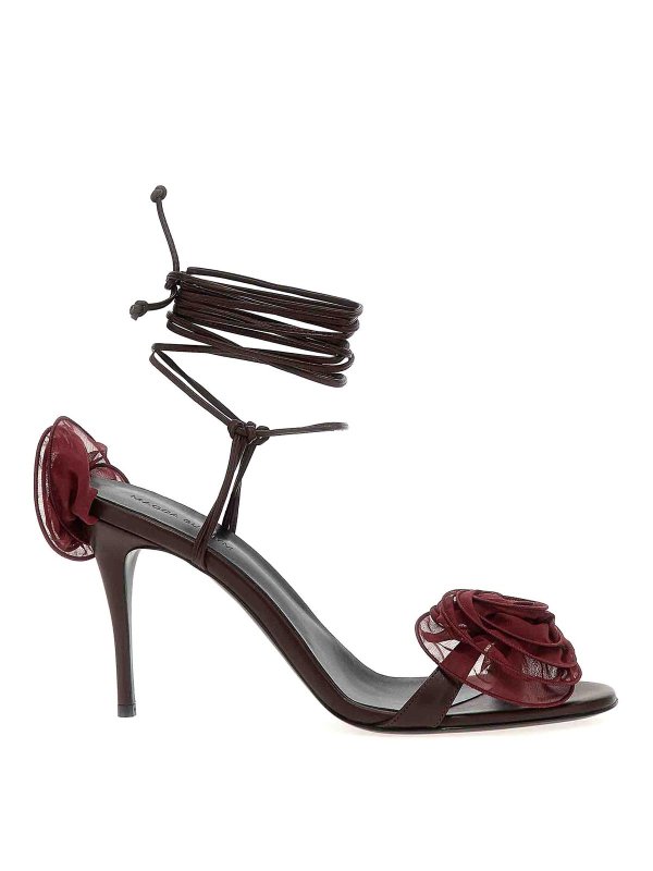 MAGDA BUTRYM: サンダル - サンダル - ダークレッド
